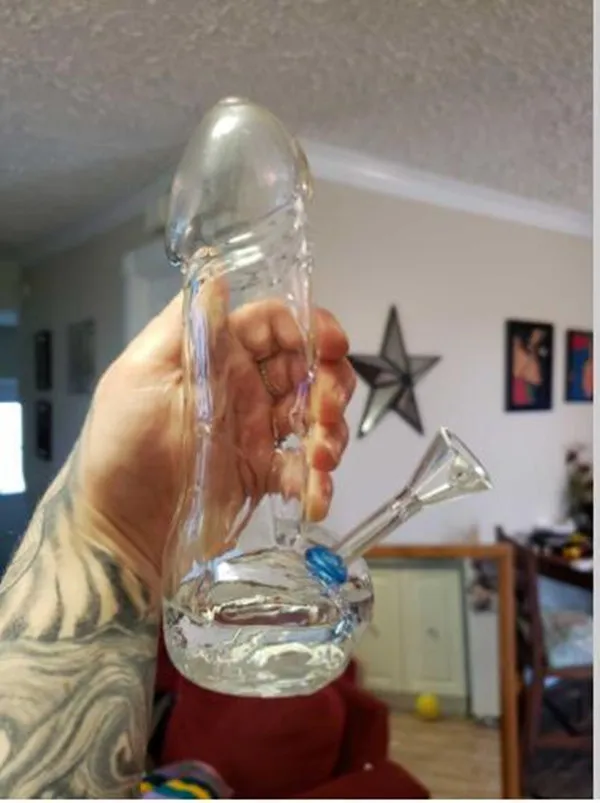 Glazen Beker Bong Dab Rig Waterpijpen Downstem Perc 14 Mm Gezamenlijke Dikke Glazen Waterpijpen Waterleidingen Bedwelmende Olie Rigs bongglass