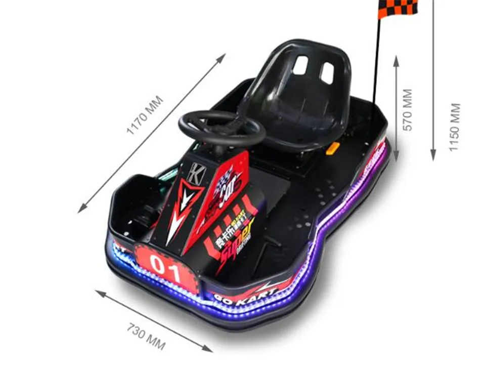 Super High Quality 500W 36V Electric Go Kart For Parent Child Bonding  Wholesale Desktop Support Included From Wangxiuzhefactory, $1,517.45