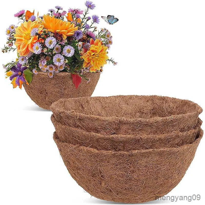 Vasi per fioriere Tappetino per vasi da fiori Fibre di cocco Anello per pacciame Cuscinetti pieghevoli Taglio Giardinaggio Forniture rotonde Per vivai Giardini Balconi Vaso per fiori R230620