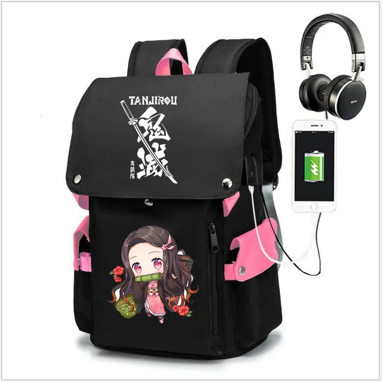 Anime Inspired Backpacks: Durable Oxford School Bag For
