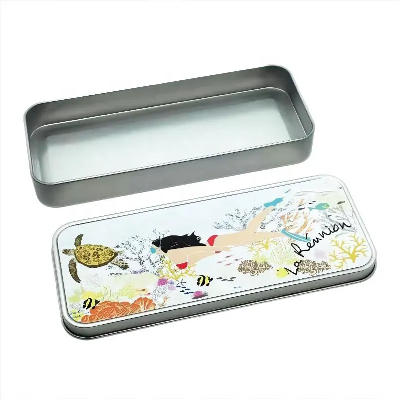 Sublimation Pencil Cases Aluminium Metal Heat Press Blank School Student