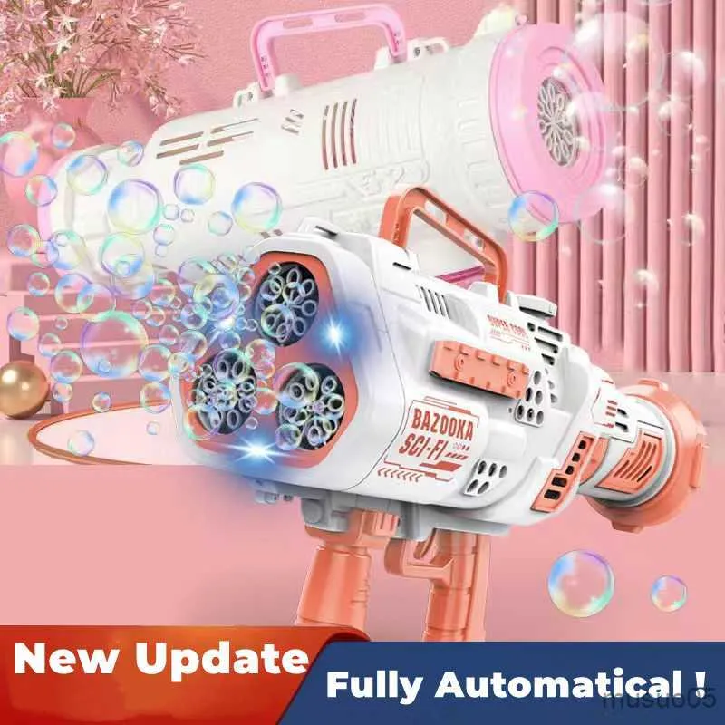 Sand Play Water Fun Guns For Kids Electric Automatic Machine Rocket Outdoor Children Toys Boys Girls Gift R230620