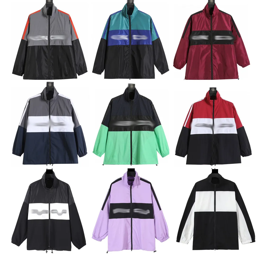 Heren jassen Bovenkleding jas Letter print Windbreaker oversized Jas letter paren mode