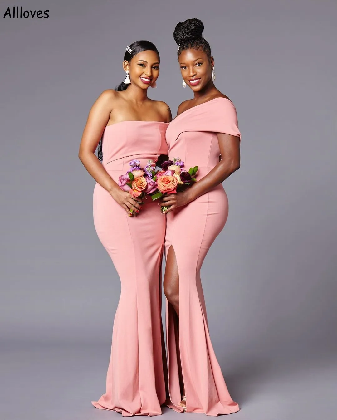 burgundy pink bridesmaid dresses Burgundy Bridesmaid Dresses,Long Bridesmaid Dress,Chiffon Bridesmaid Dress,BD00250, US22W / Burgundy main image 1