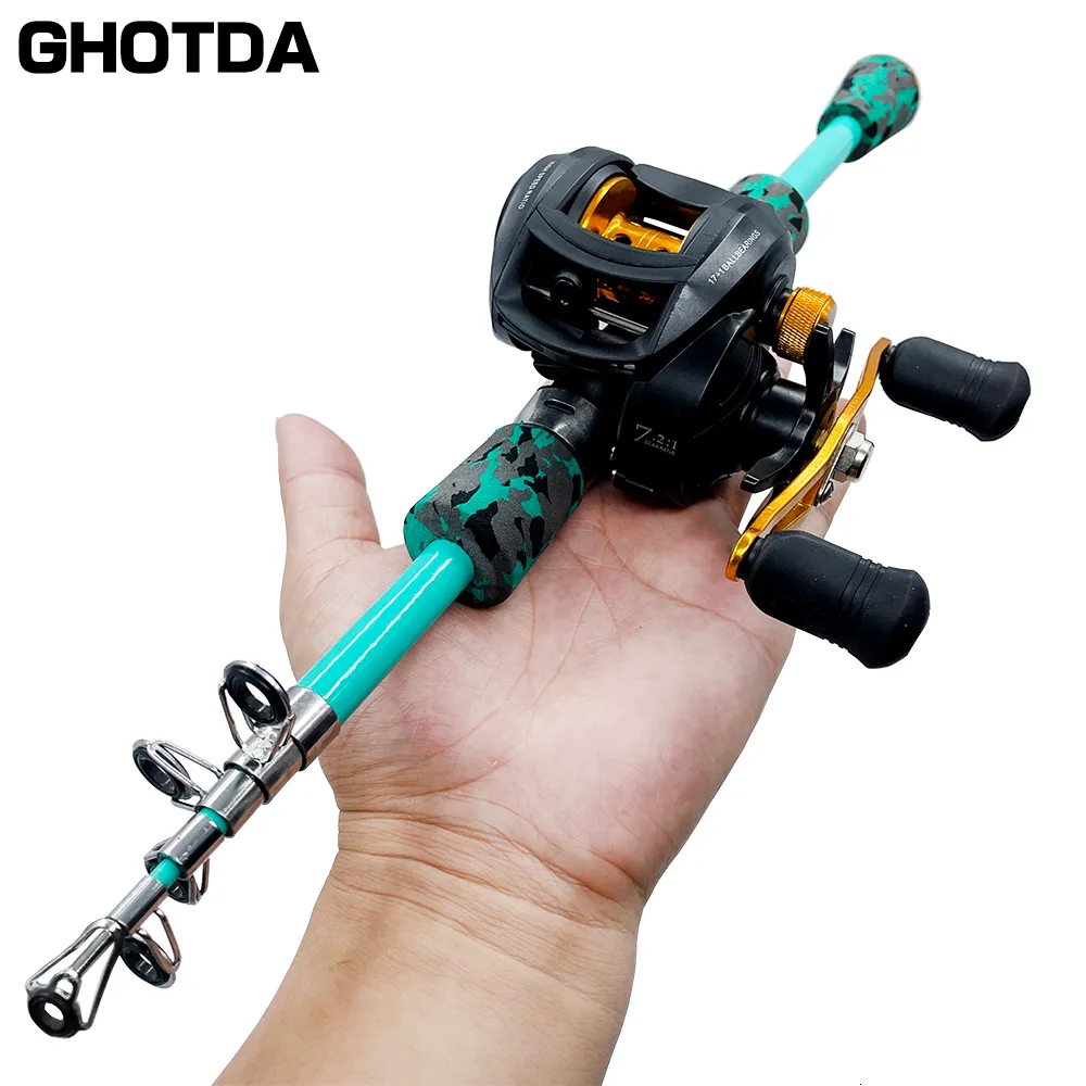 Rod Reel Combo GDA Complete Fishing Kit Telescopic Fishing Rod Set