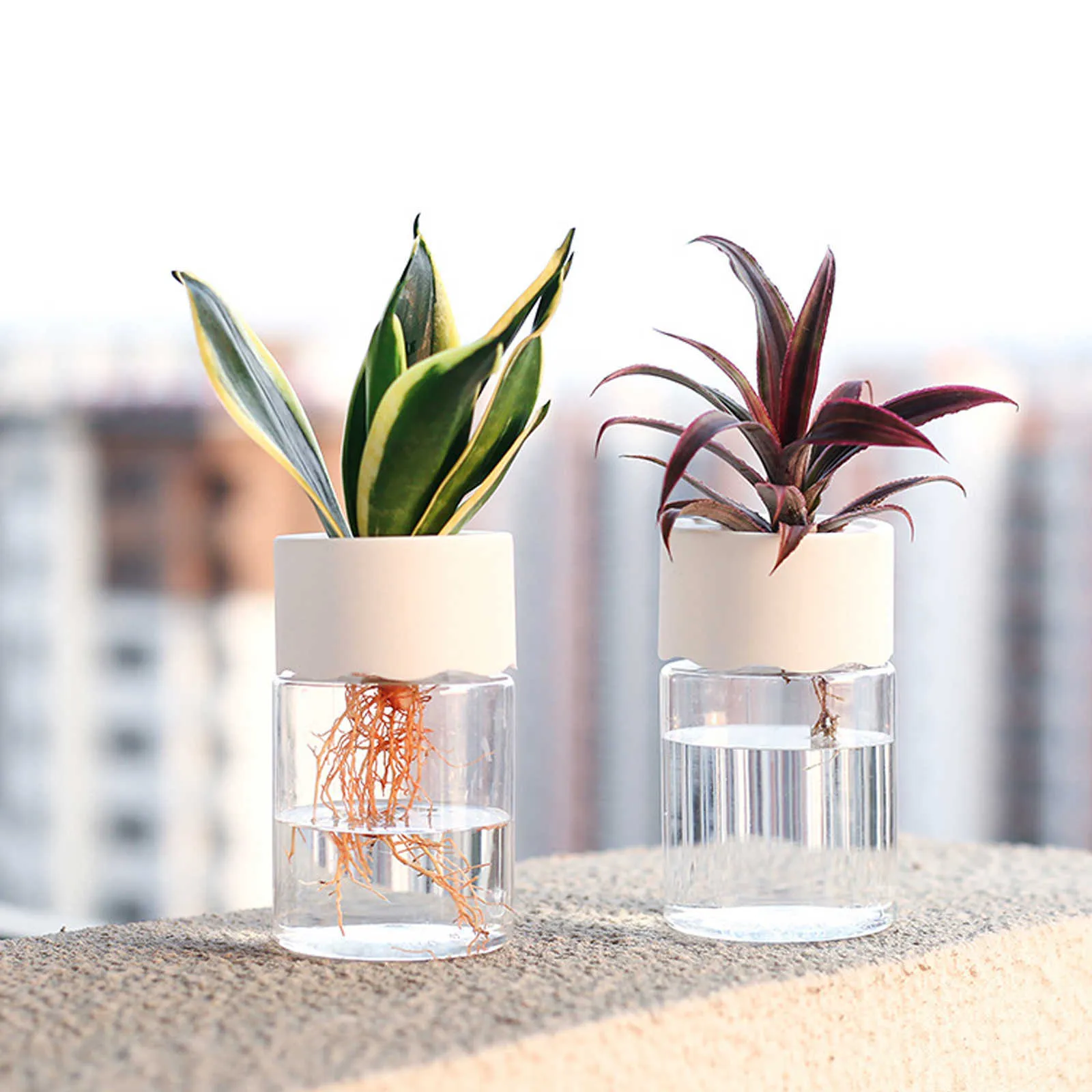 Mini Pot De Fleurs En Céramique - Pour Succulentes Et Cactus - Design Moderne - Dimensions 15x13x6cm - Décoration D'intérieur