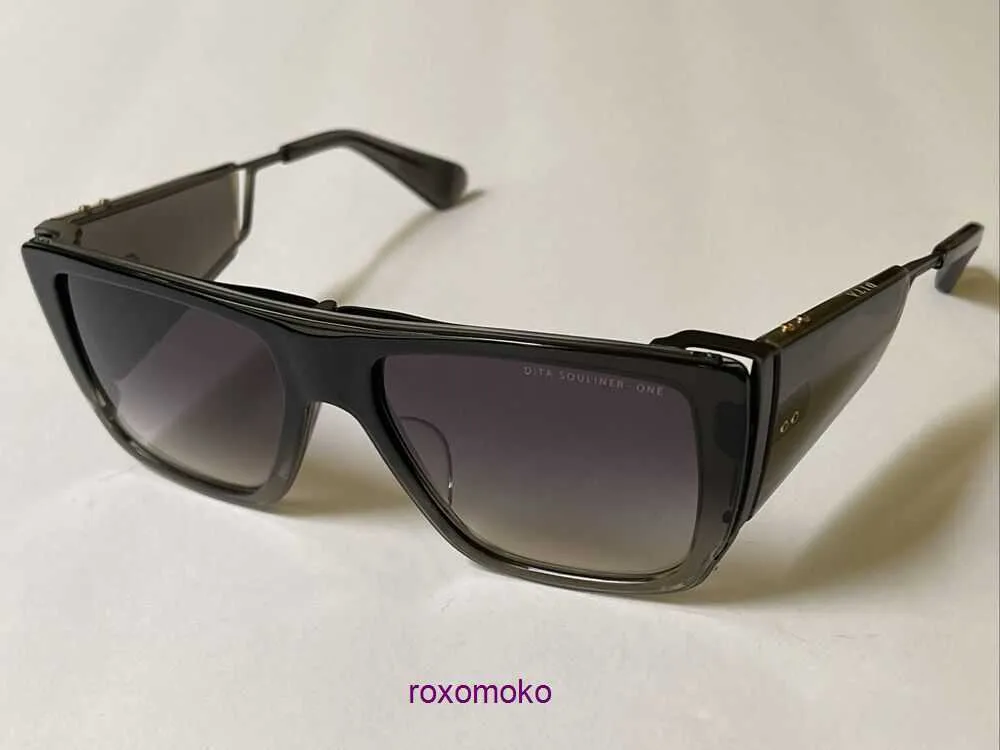 أعلى أصلية البيع بالجملة Dita Sunglasses Online Store New Dita Souliner One DTS127 56 03 Sunglasses Gray Frame Frame Lens