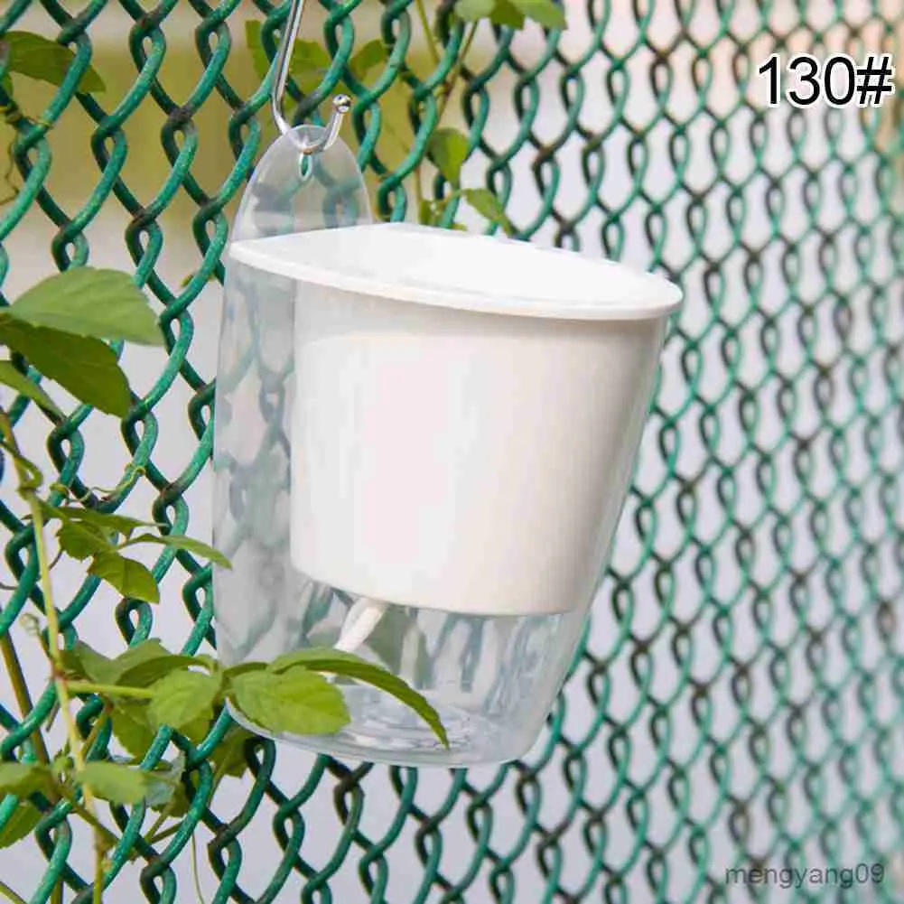 Plantadores Vasos 1PC Auto Rega Automática Pendurado Vaso de Flores de Plástico Camadas Jardinagem Parede Cuidados com as Plantas Acessórios do Solo Cestas Vasos Janela R230620