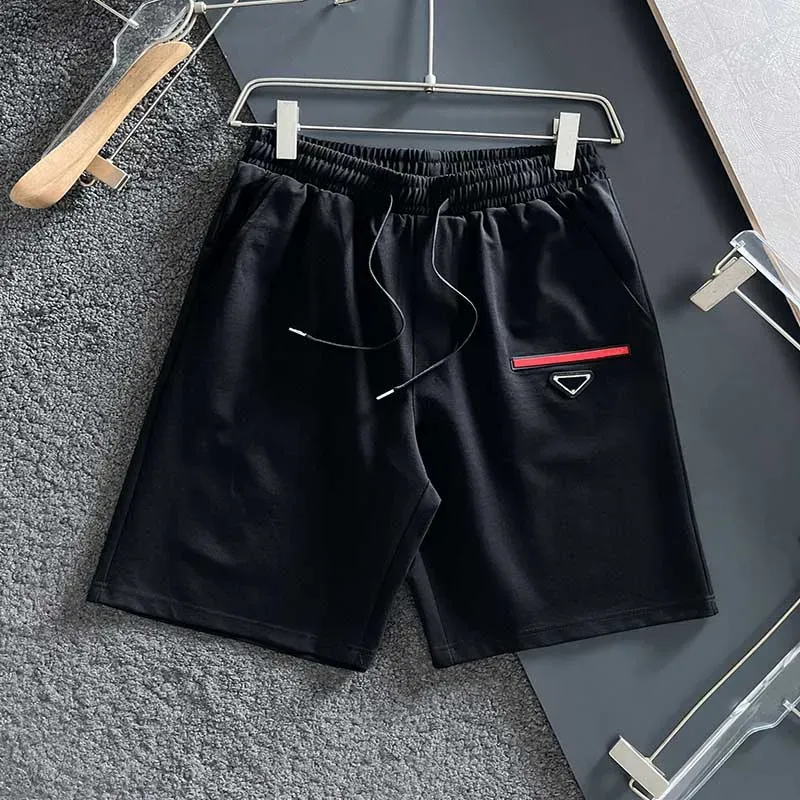 Herren-Shorts, Hosen, Shorts, Trainingsanzug, entspannt, normal, 23 SS, knielang, Buchstabe, für Herren, lässig, Schwarz, Weiß, kurze Hosen, Größe M-2XL