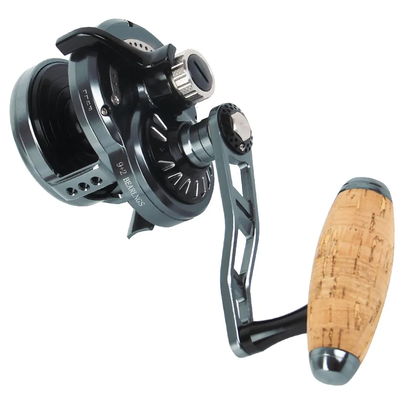 Moulinets Baitcasting Pêche d'hiver Lumière Lente Jigging Reel Bateau de mer 30KG Max Drag Saltwater Trolling Casting Coil Marchandises 230619