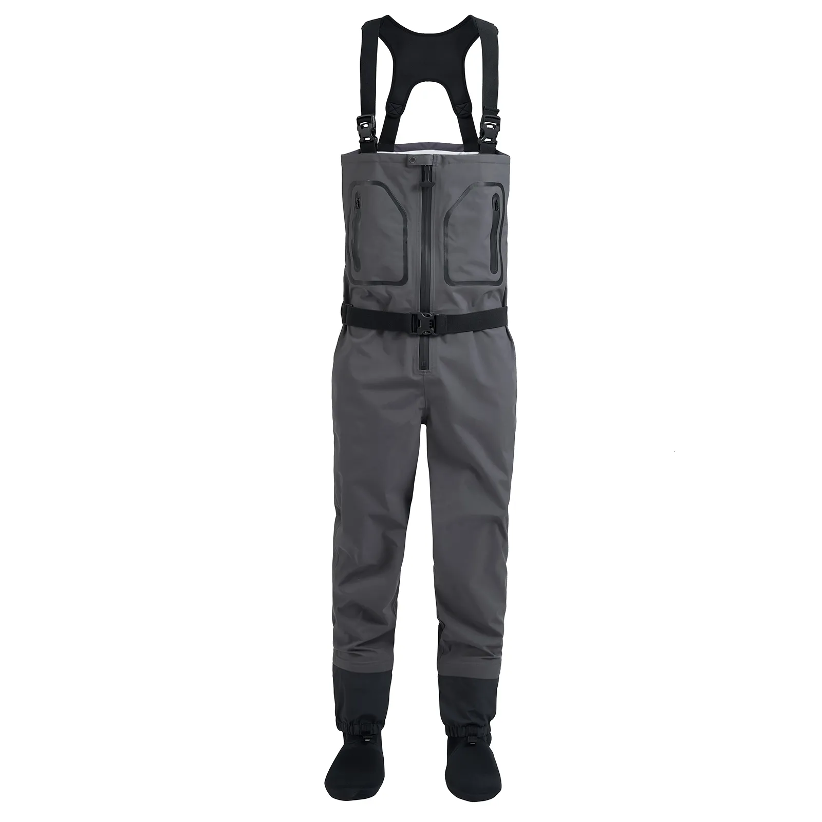 Autres articles de sport Poitrine de pêche à la mouche pour hommes Cuissardes de haute qualité Pantalons de vêtements imperméables et respirants avec chaussettes en néoprène pour profiter WM2 230619