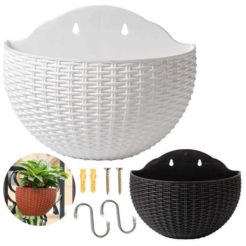 Vaso Per Piante Grasse Creativo A Forma Di Casetta Delle Fate In Resina - Vaso Sospeso Da Giardino Fatato (17x17x16 Cm)