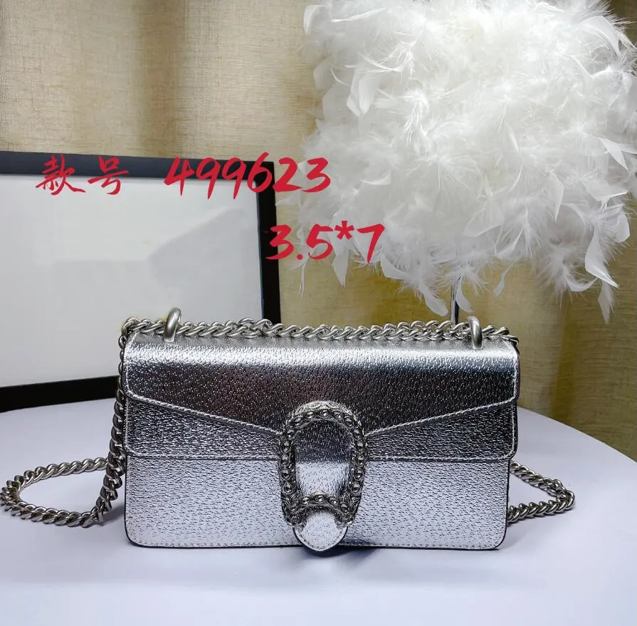 499623 OPHIDIA BORA DIONYYSUSS STÓRZE Snake Mini łańcuchowa torba Women Designer Cross Body Vintage torebka Diamonds Tiger Blagure Mały portfel na łańcuchach 25 cm