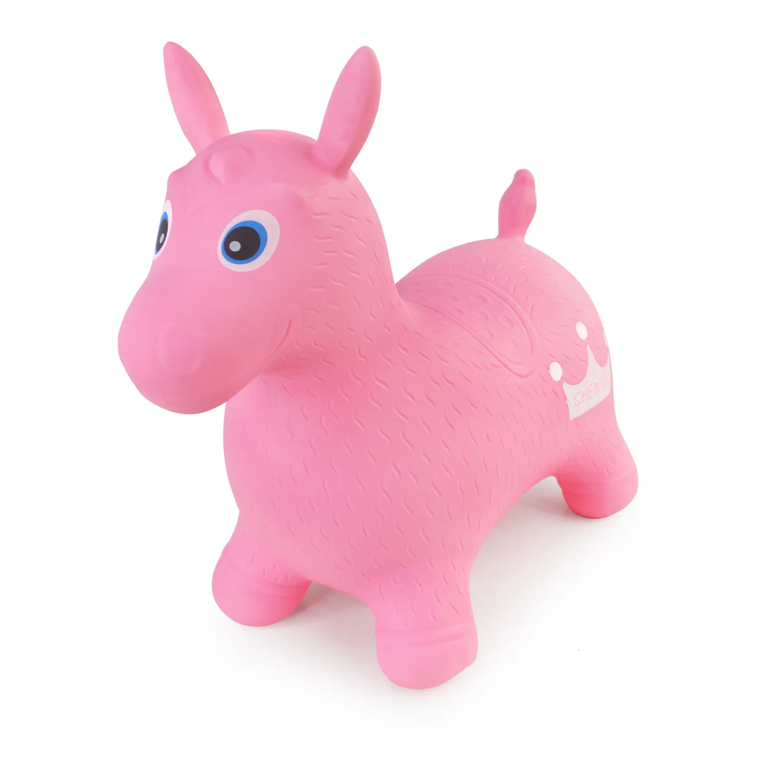 DHgate Inflatable Horse Vaulting Horse Toy for Kids Outdoor Indoor PVC Rubber Horse Jump Toy Toys Gifts
