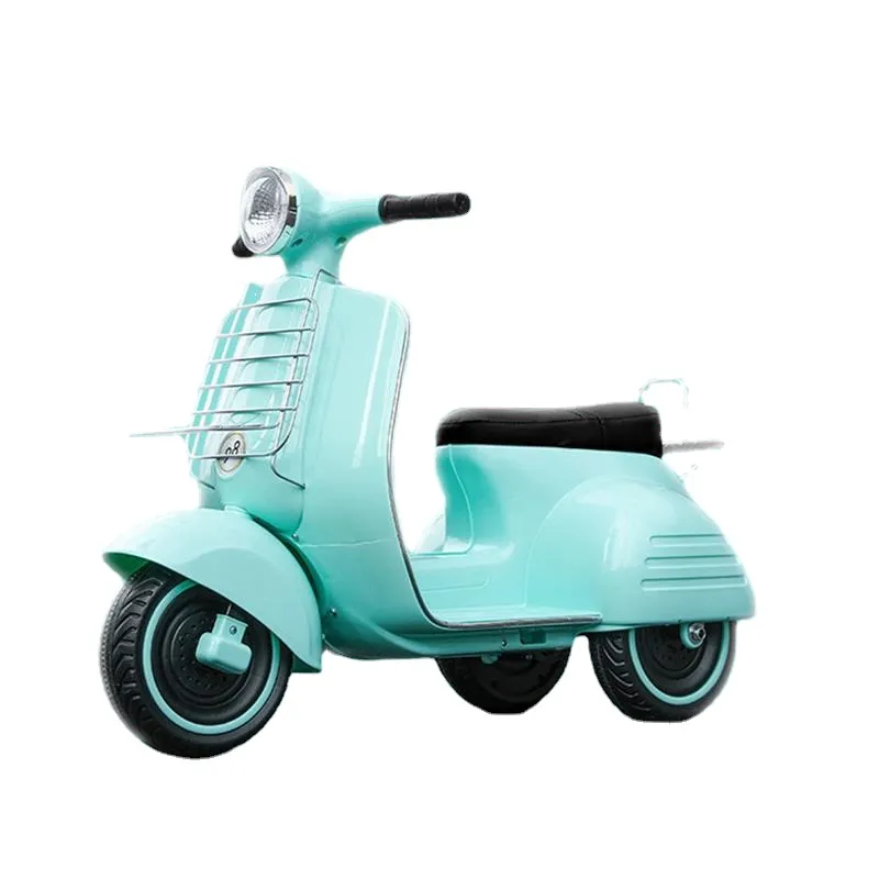 Moto électrique pour enfants Voiture électrique à trois roues 1-6 ans Voiture jouet pour enfants avec musique Scooter pour enfants