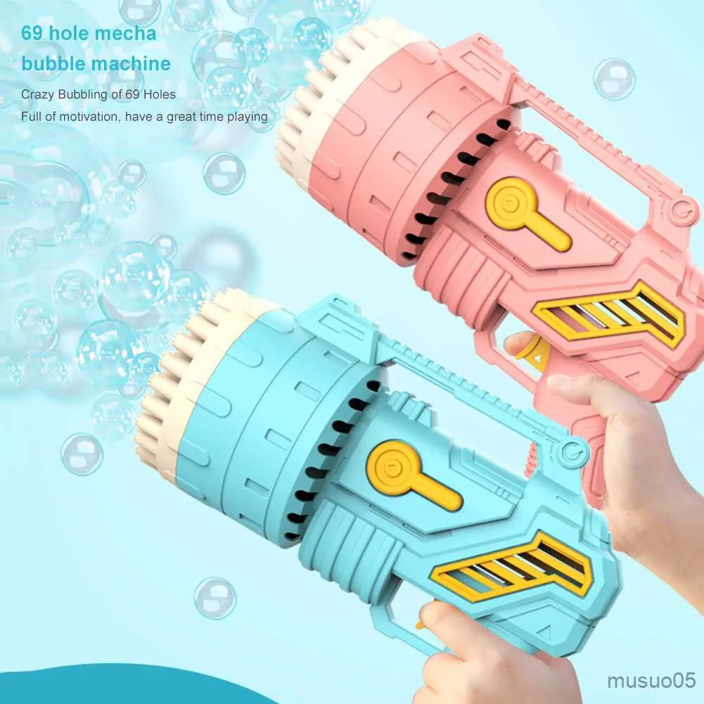 Sand Play Water Fun 69 Holes Electric Blower Toys 1200mah Automatic Blower 3m Spray Distance Leak Proof for Boys Girls R230620