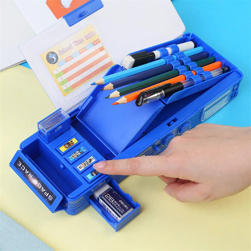 Wholesale Kawaii Multi Function Pencil Box With Marker With Password Lock  Cute Stationery Box For School Supplies And More 230620 From Wai10, $15.43