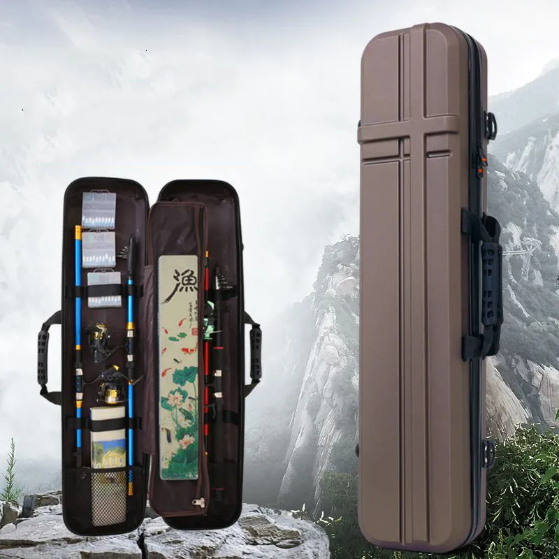 Durable Fishing Rod Case - 70-130cm Waterproof Hard Shell Tackle