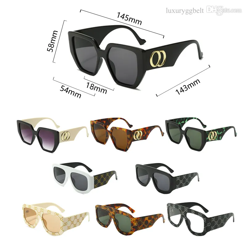 Classic mens sunglasses designer sunglasses for women Oversized rectangular frame Sunglasses series men Goggles Sport retro Fashion Style Eyewear
