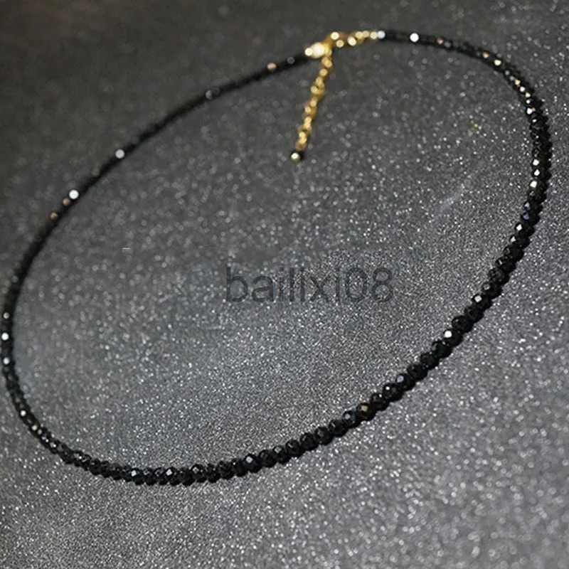 Подвесные ожерелья Lats Fashion Brand Simple Blk Beads Короткие коссия женские ювелирные украшения женские кореш