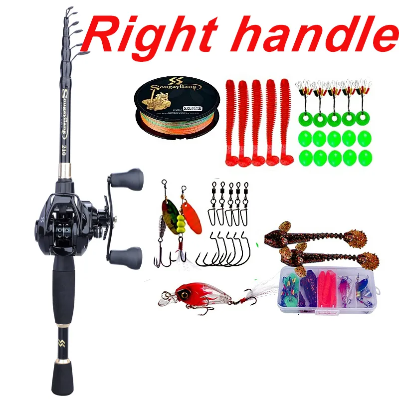 Sougayilang Telescopic Fishing Combo Ultralight, Portable, And High Gear  Ratio With 1.8 2.4m Rod And Reel 230619 From Wai05, $39.26