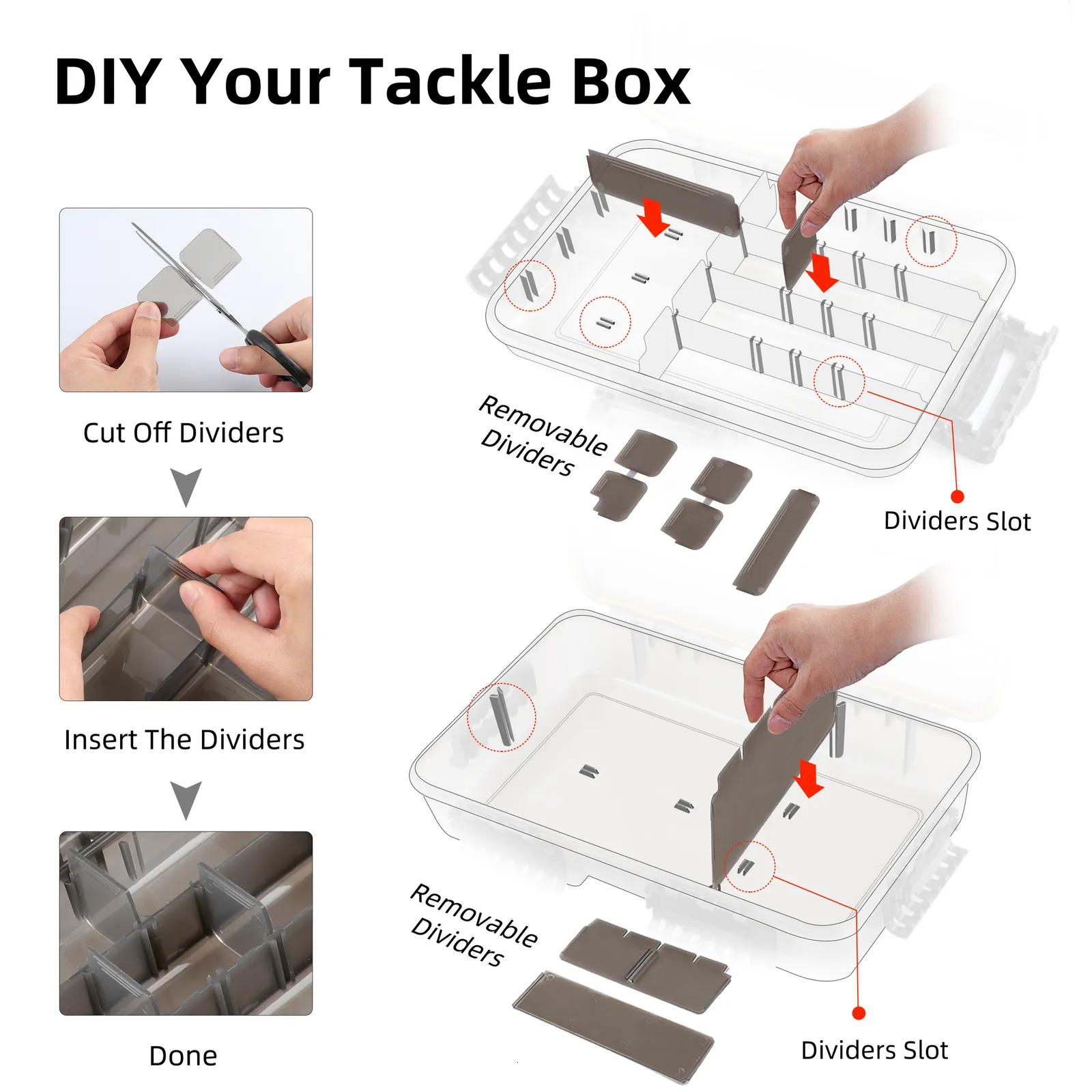 Waterproof Seal Fishing Box Double Sided Plastic Fishing Tackle Box Dark  Brown Under 20L Capacity from Dhgate Fishing Accessories - price 47.66