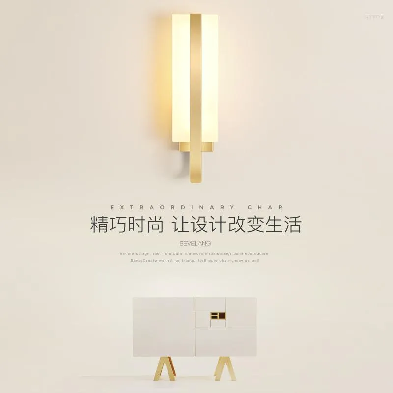 Wall Lamp Modern Led Stone Arandela Luminaire Cabecero De Cama Lampada Camera Dinging Room Bedroom