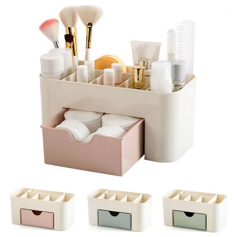 Badkamer Opslag Acryl Make-up Doos Organisatoren Grote Capaciteit Sieraden Cosmetische Met Lade Plastic Lippenstift Houder Diversen Container