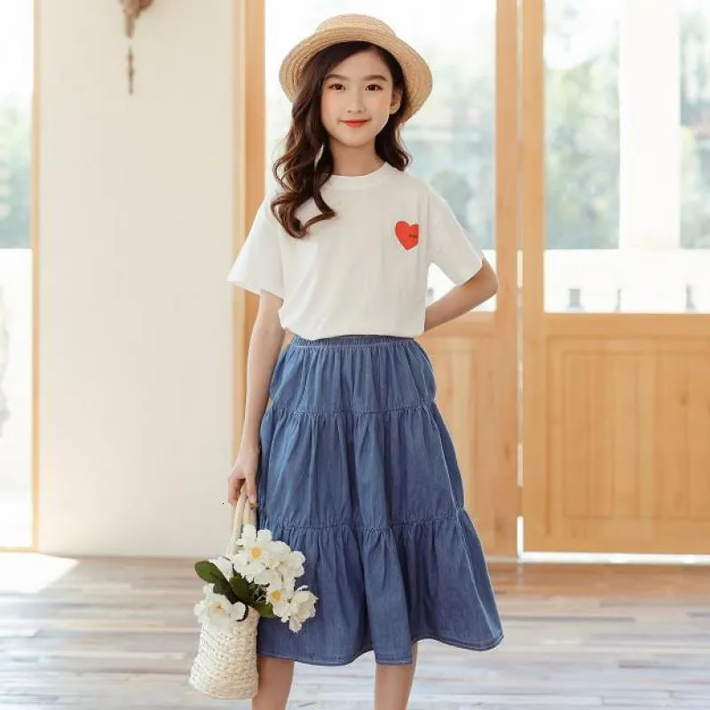 Denim wrap skirt 4t hot sale