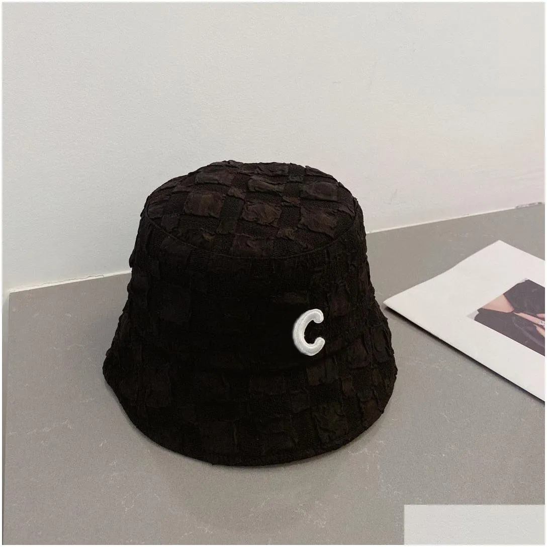 3color fashion brand designer bucket hat for women men baseball caps beanie casquettes fisherman buckets hats summer sun visor