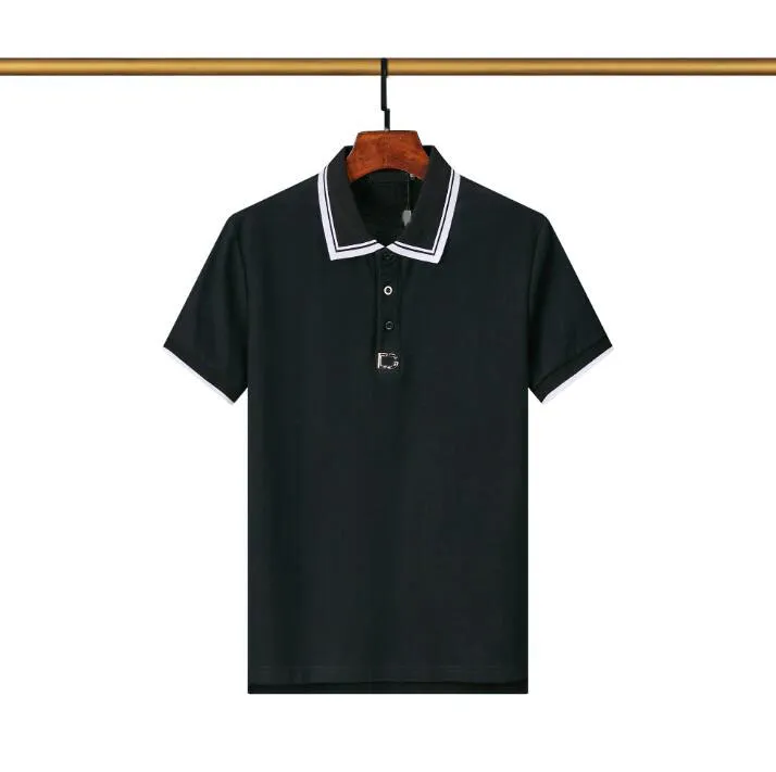 Camiseta de lujo de retazos de Europa y París para hombre, camiseta de diseñador a la moda para hombre, ropa informal para hombre, Polo de lujo de té de algodón Meduse