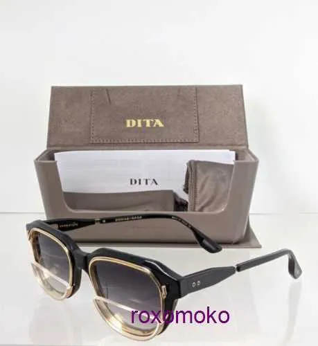 Topp original grossistdita solglasögon online -butik Ny autentiska solglasögon Varkatop DTS 707 A 01 Black Gold Frame Limited EDI