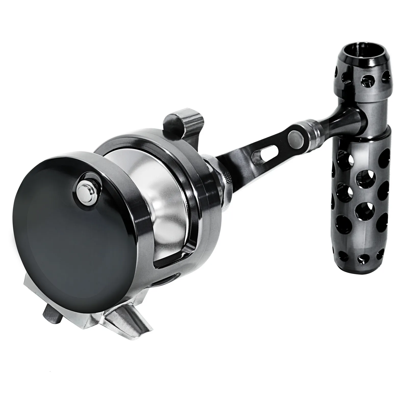 CNC Machined Aluminum Baitcasting Okuma Reels With Two Speed Lever Drag For  Ocean Boats 23LB/14KG Overhead Jigging Tool 230619 From Bian06, $111.06