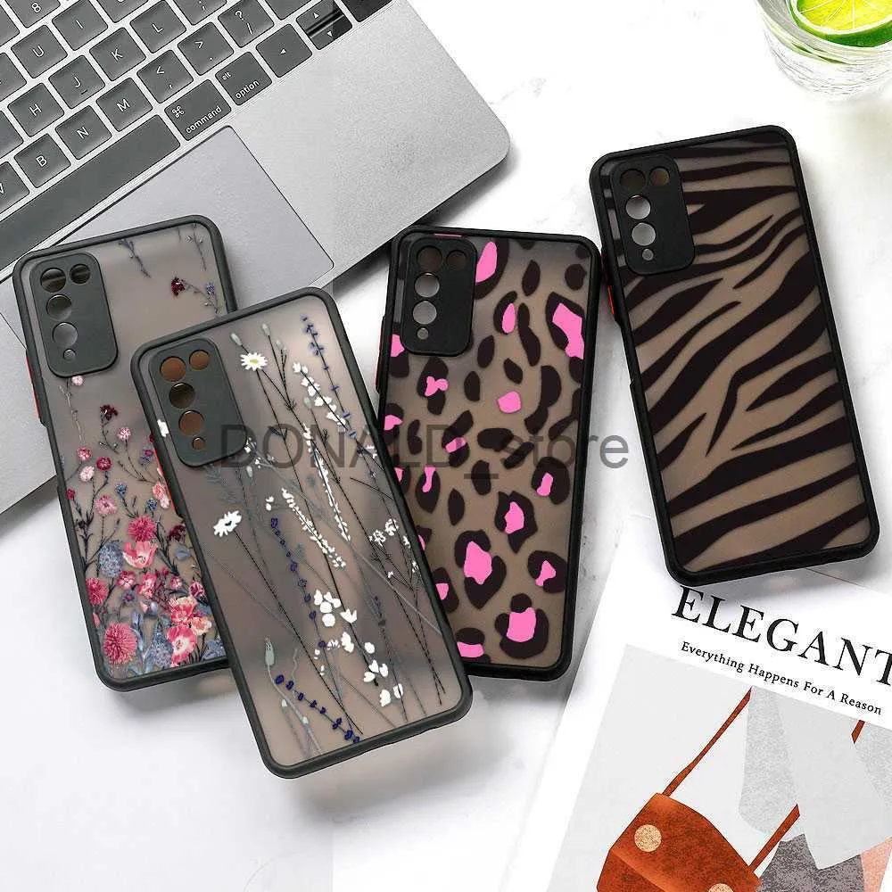 Coques de téléphone portable Coque P30 Pro pour Huawei P40 Lite Coque Fleur Honor 50 70 9x 8X X8 20 Y6 Y9 Prime 2019 P Smart 2021 Nova 5T P20 Pro Funda J230620