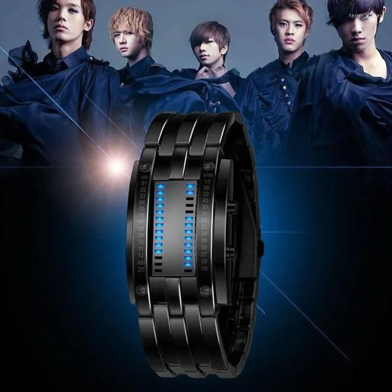 腕時計の断頭装置inoxydable Date Digital del Bracelet Sport