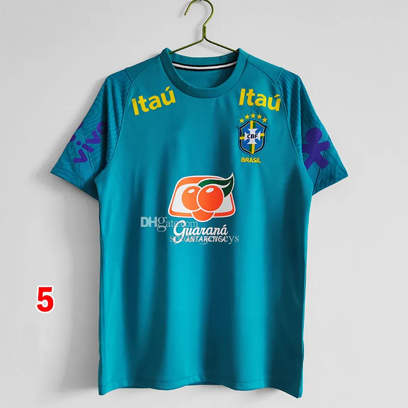 23 24 Brazils Soccer Jerseys PELE CASEMIRO VINI JR Ronaldinho