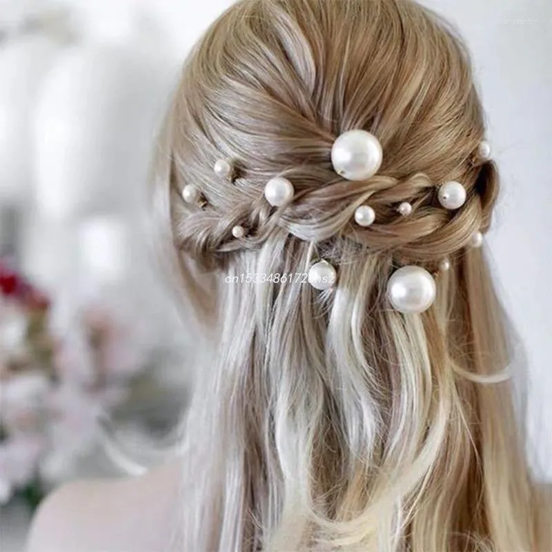 Hair Clips 18Pcs Wedding Pearl Pins Bridal Kit Accessories For Bride Bridesmaid Women Jewelry