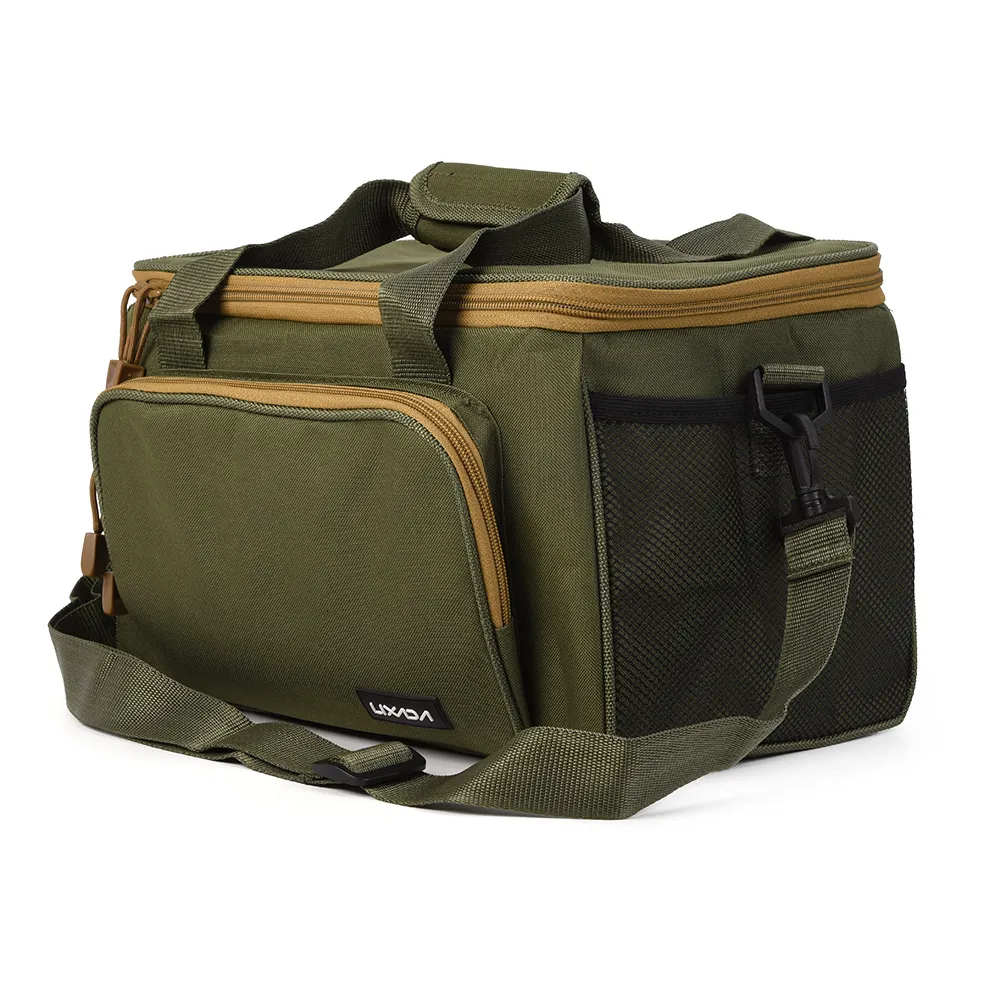Lixada Fishing Shoulder Bag Pack Portable Canvas Tackle Bag With Lure Reel  And Backpack Pouch Case For Ice Fishing Gear Bag 230619 From Wai05, $17.5