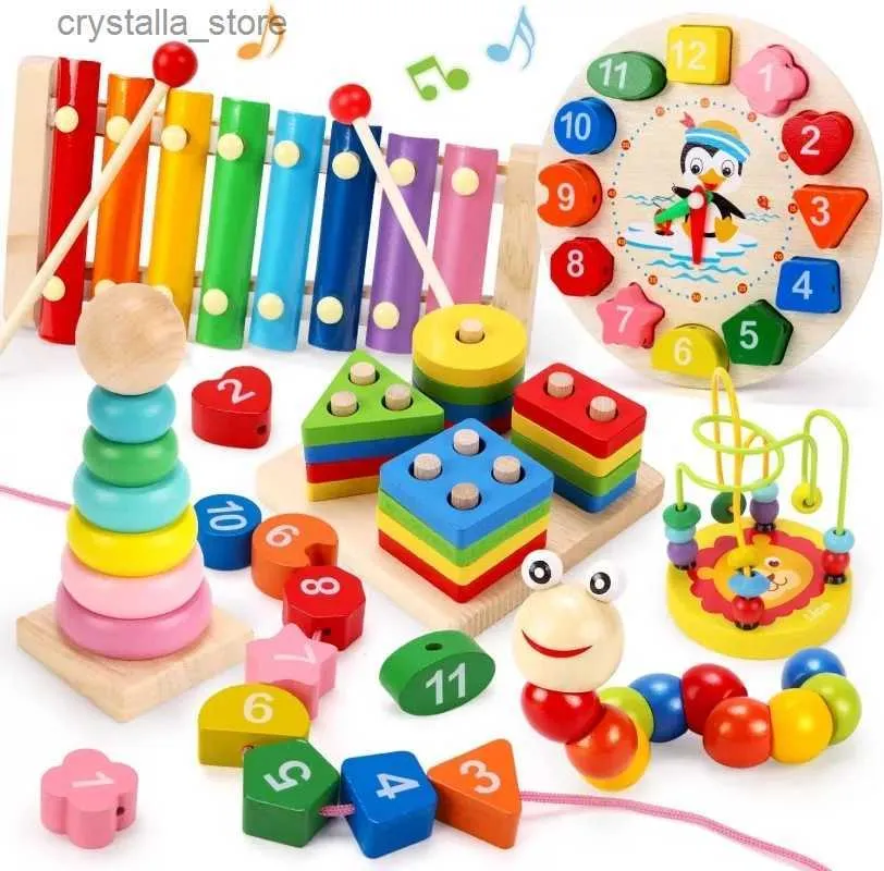 Jeux Montessori Enfant Jouet 3 Ans,Jouet en Bois Jeu de Puzzle de Tri eu de  Tri de Fruits Jouets Educatif pour Garçons Filles