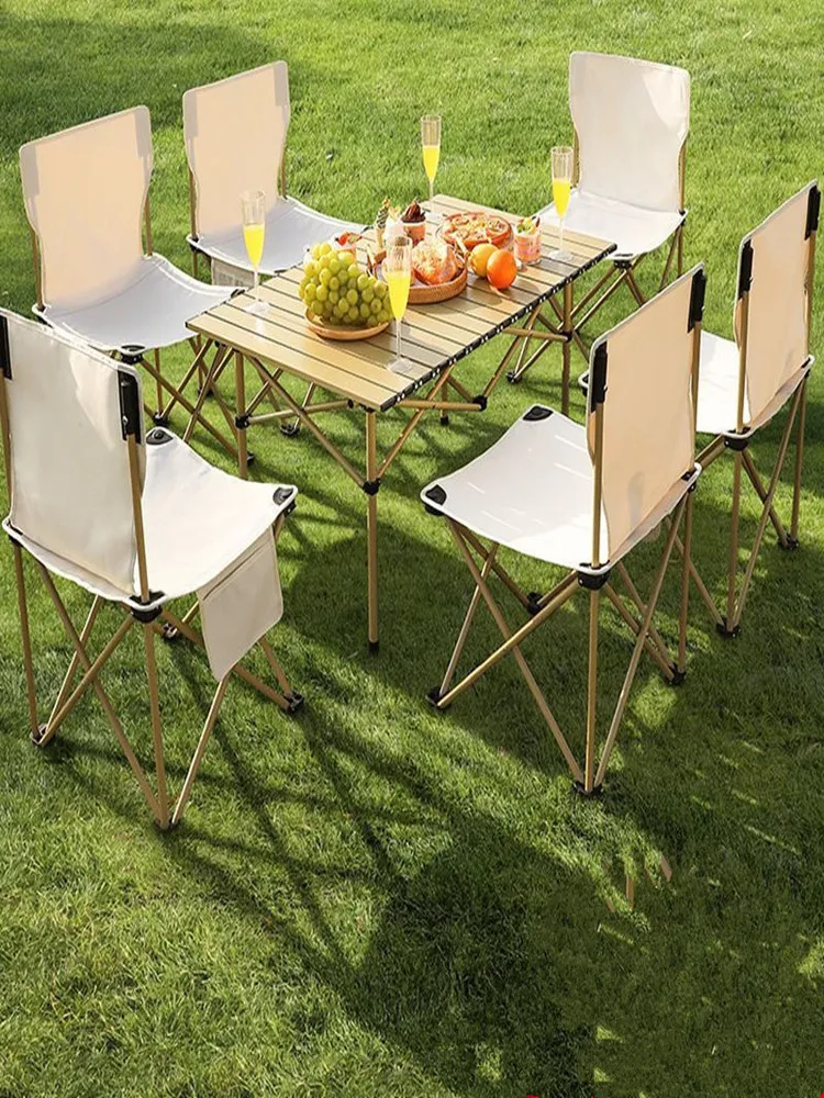 Camping Lightweight Garden Table And Chairs Portable Picnic Table