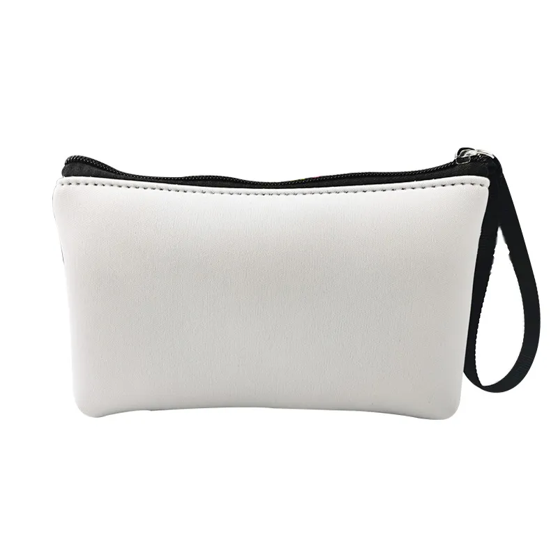Cosmetic Bags Sublimation DIY White Blank Neoprene Large Capacity Waterproof Protable Makeup Bag From 1 33 DHgate