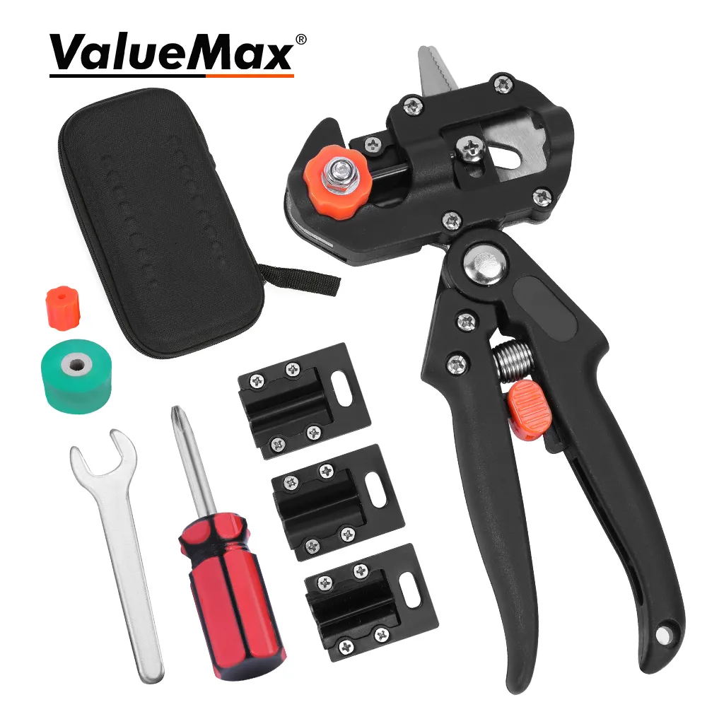 Pruning Tools ValueMax Grafting Pliers Set Pruner For Garden Secateur Fruit Tree Garden Pruning Scissors Branch Cutter Tools With 3 Blades 230620