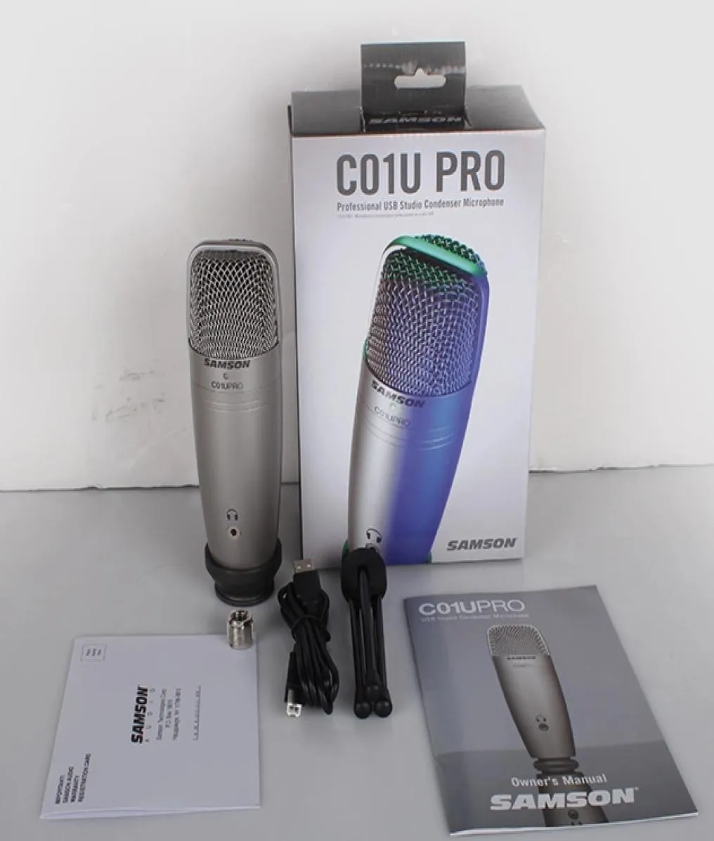 Original SAMSON C01U Pro USB Studio Condenser Microphone For Recording ...