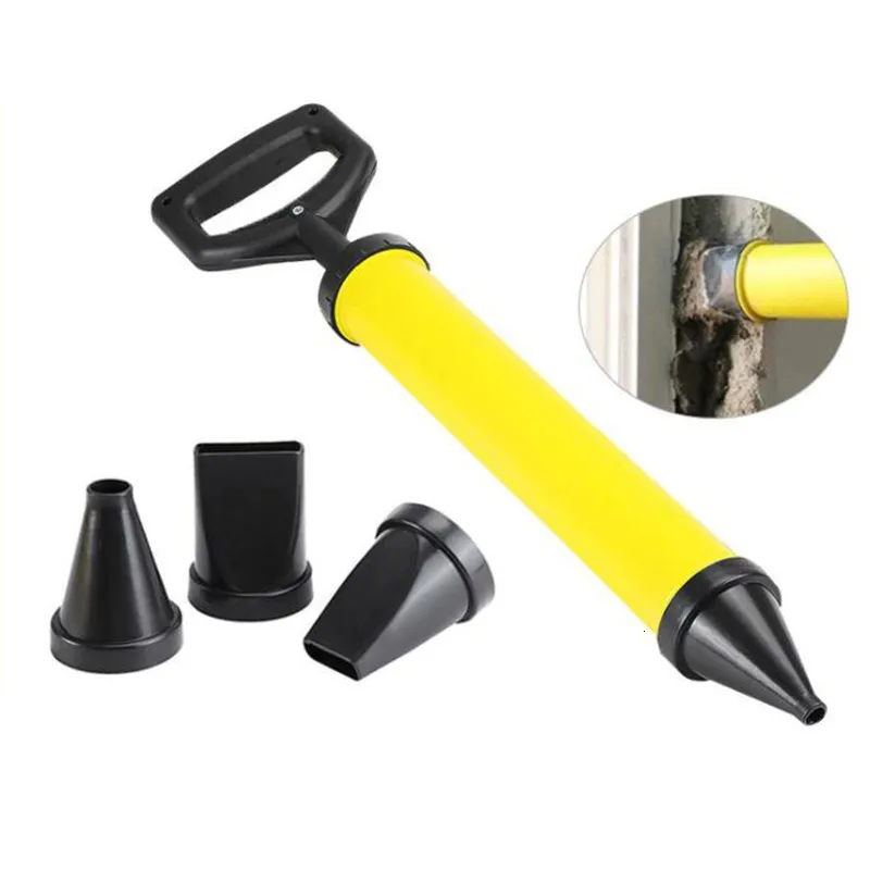 Portable Cement And Lime Mortar Caulking Gun Tube With 4 Nozzles Ideal