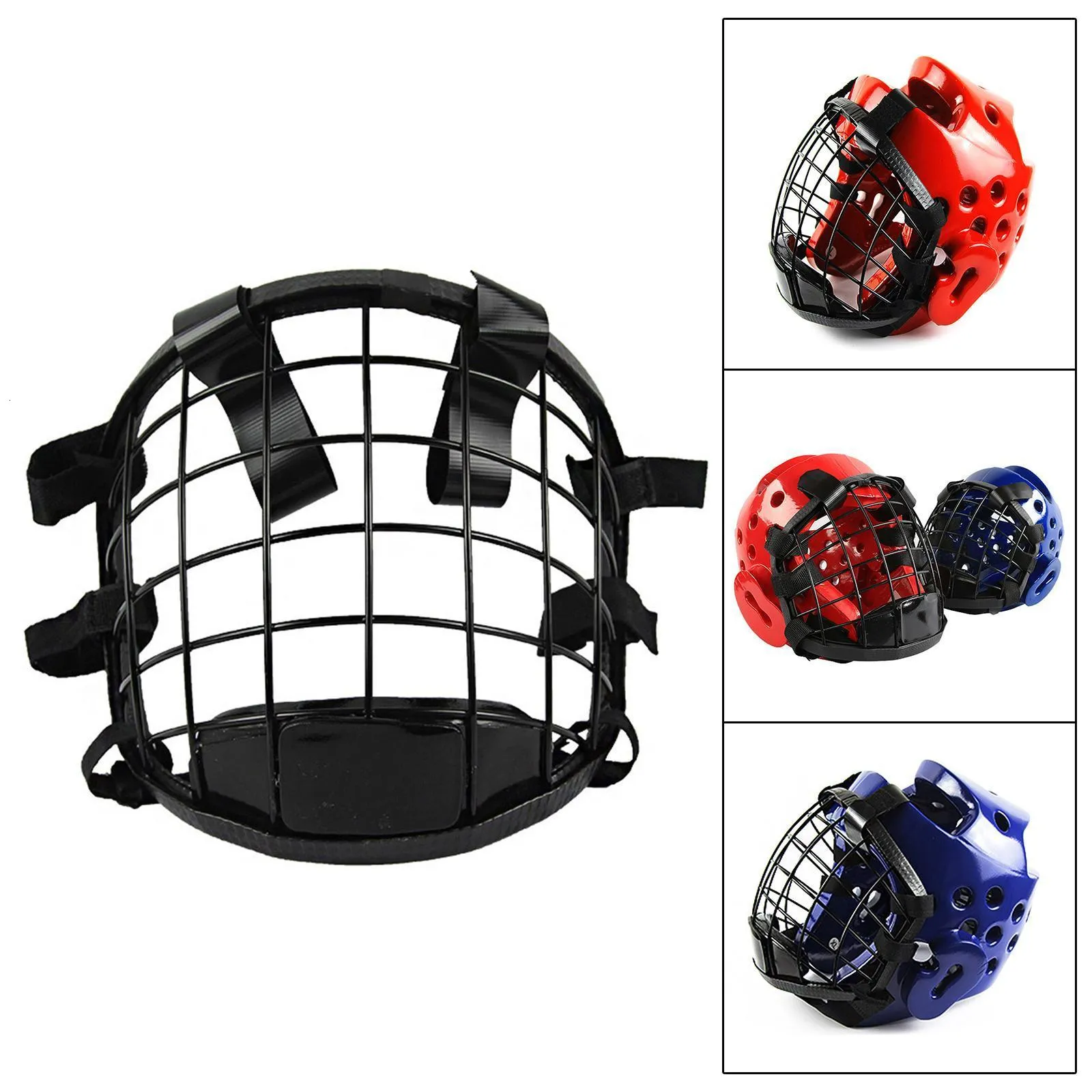 Taekwondo Guard Child Head Gear Detachable Face Protective Training Gear Face Guard for Martial Arts Grappling Karate