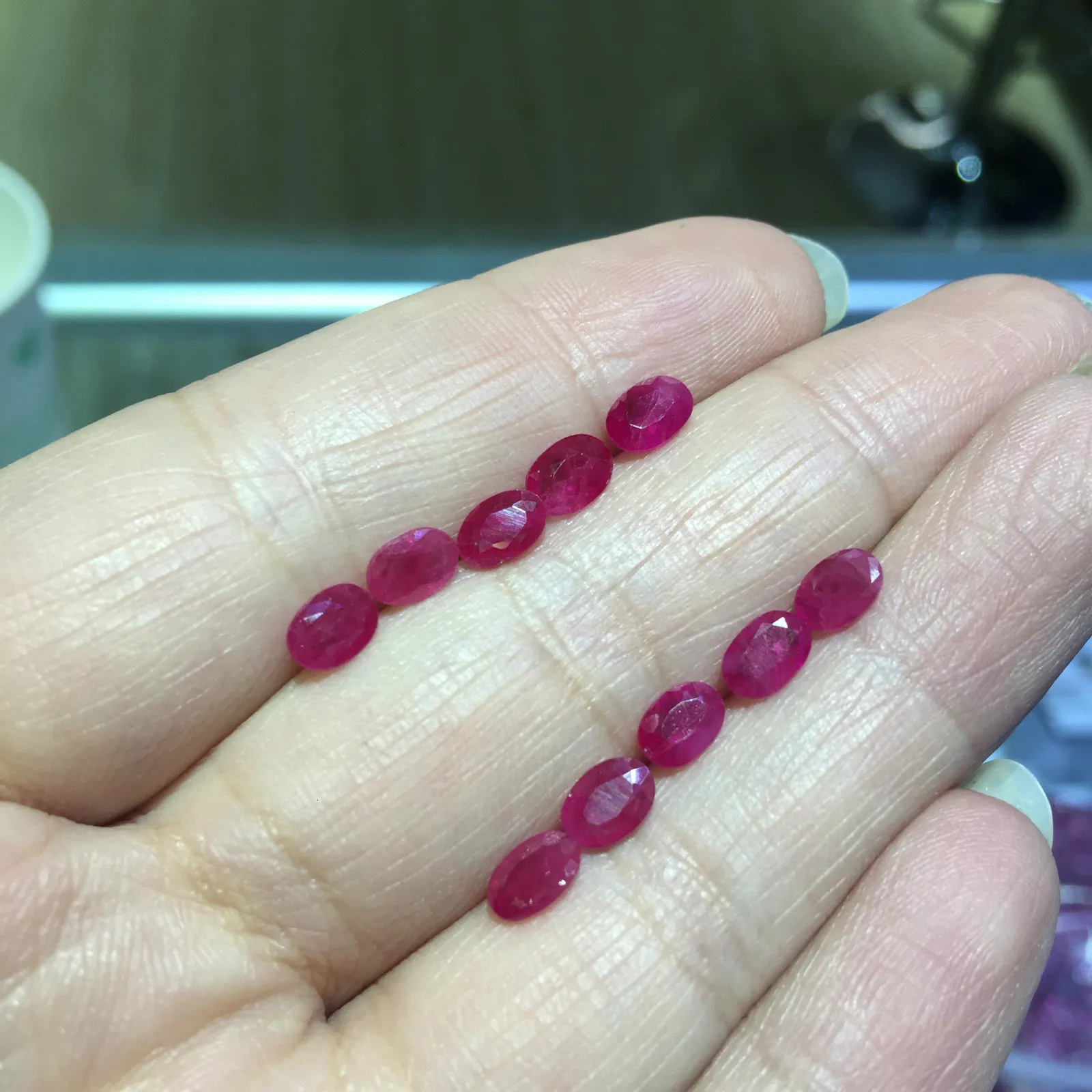 Loose Diamonds ECHSUN natural ruby stone burma AAA level 46mm loose gemstones bague rubis jewelry bracelet collier edelstenen 230619