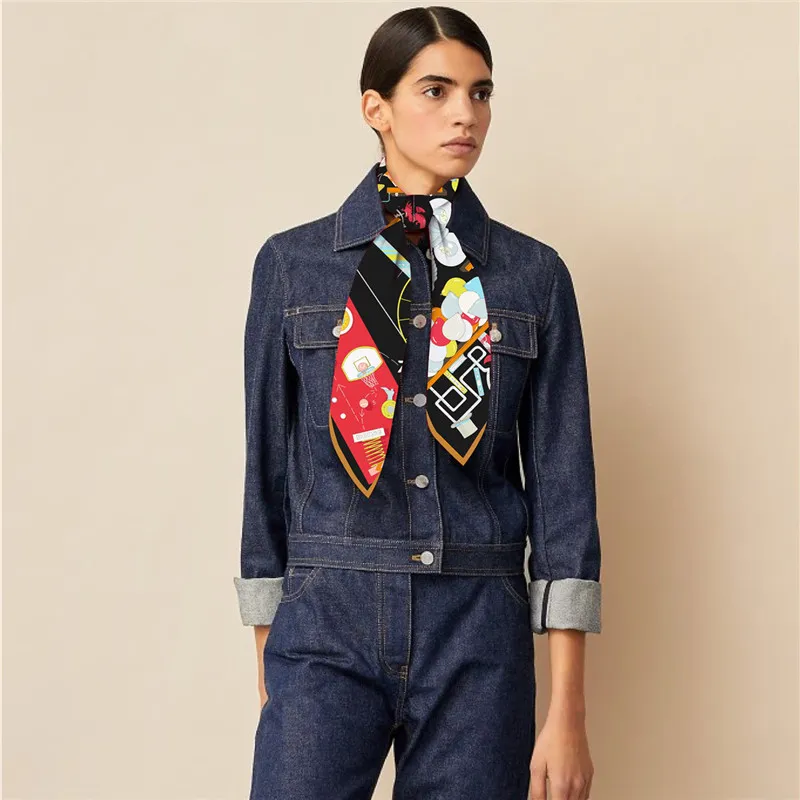 Head Scarf Outfit Neck Scarves Trend Bmisegm Women Fashion Solid