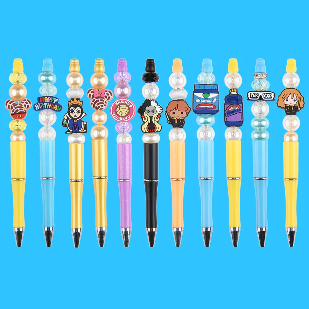 Buy Wholesale China Hot Sale Wholesale Bowknot Silicone Bead Pens Decorative  Beaden Pens Gift Charms Ballpoint Pens & Ballpoint Pens at USD 1.3