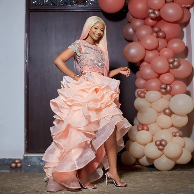 Cute two piece prom dresses cheap