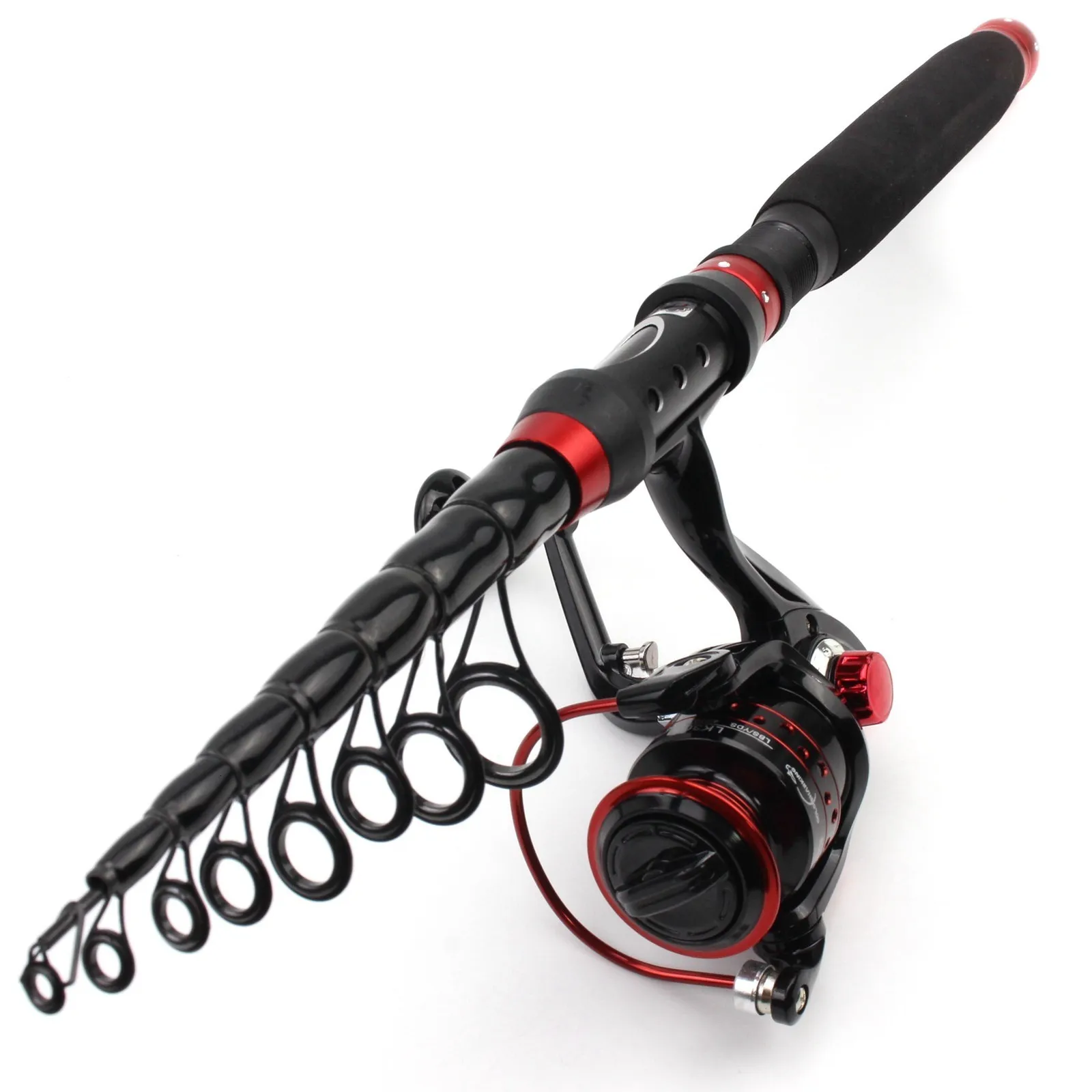 Fishing Rod and Spinning Reel Combos Telescopic Fishing Pole